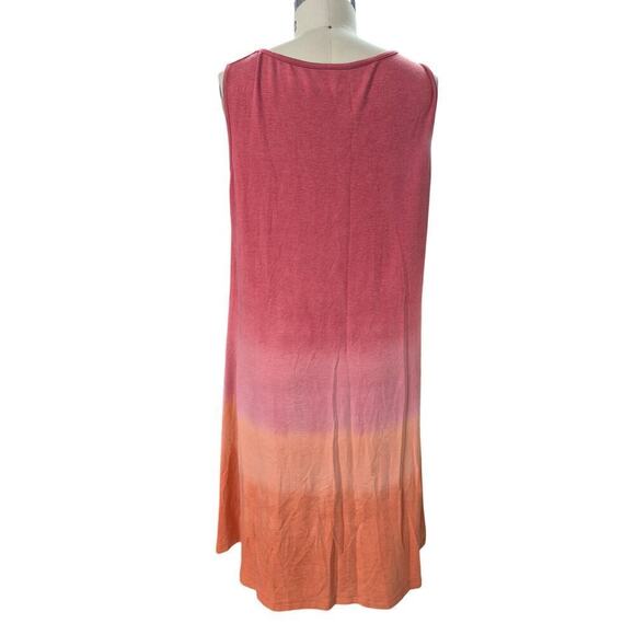 Royal Robbins Poly Blend Sundress red/Orange ombre Sz XL - Picture 4 of 5